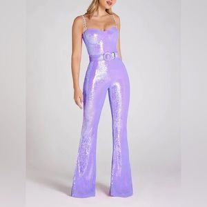Sequin 70s Disco Jumpsuit